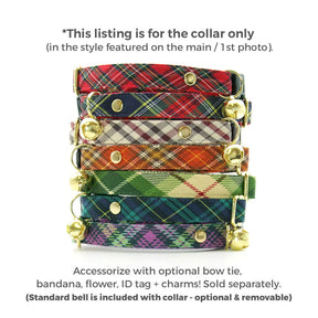 Made by Cleo - Cat Collar "Newberry" Breakaway with Gold