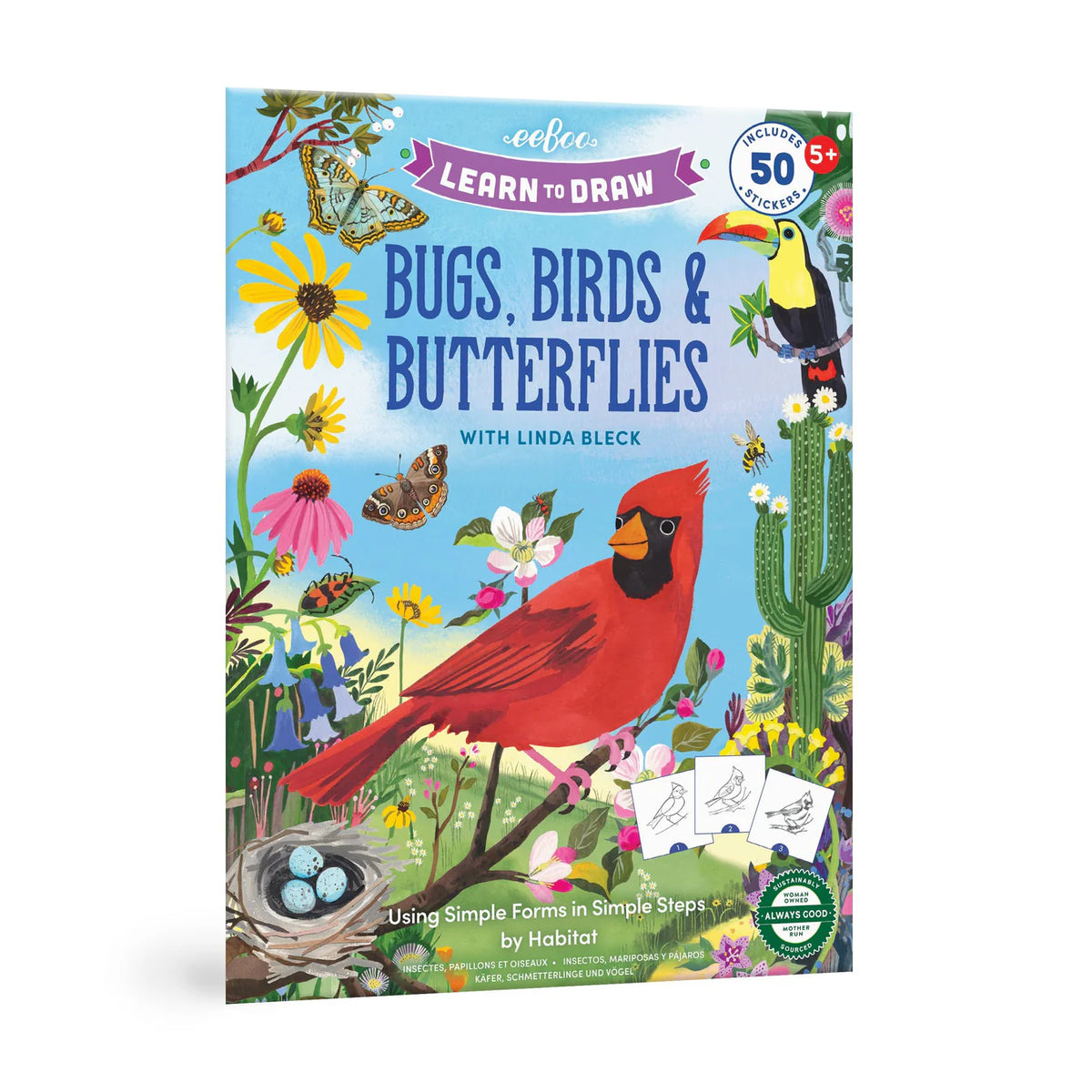 eeBoo - Learn to Draw Bugs, Birds & Butterflies