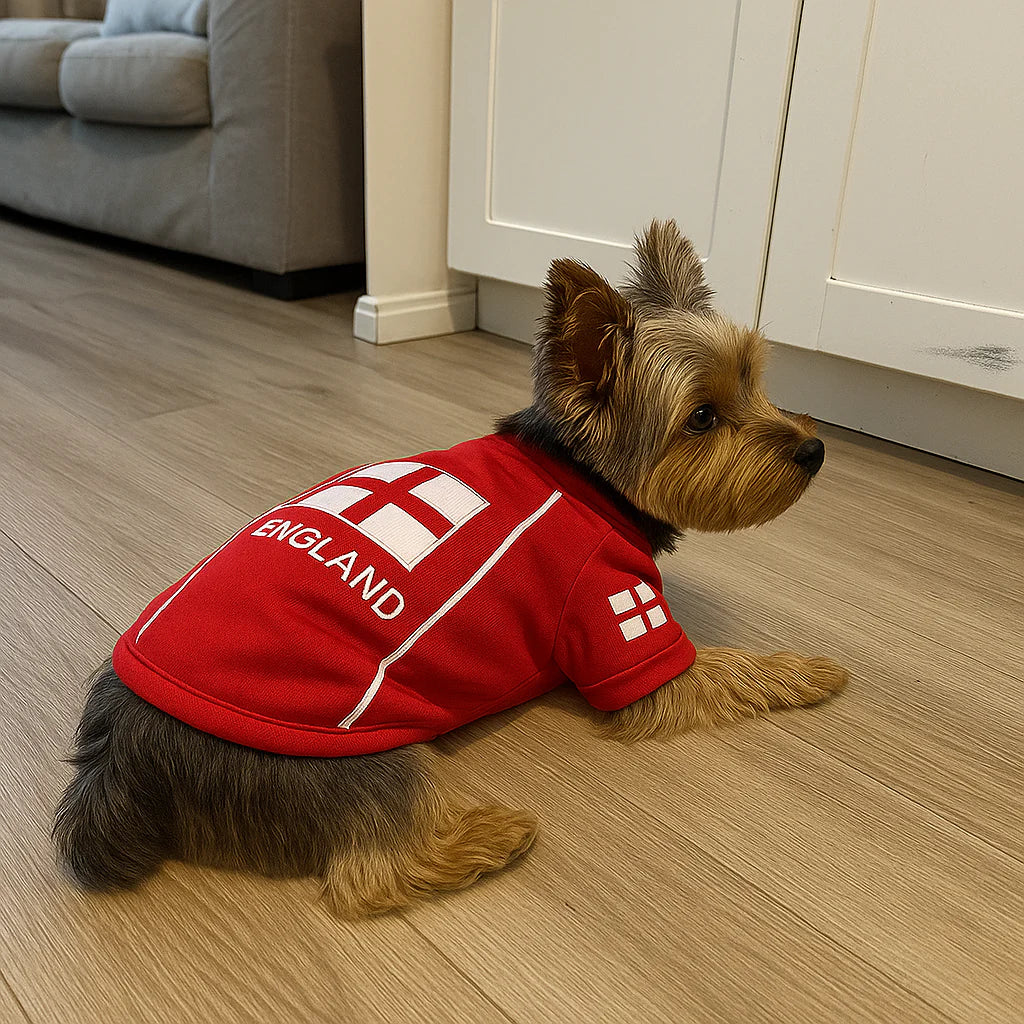 Parisian Pet - Dog Jersey Team England Soccer