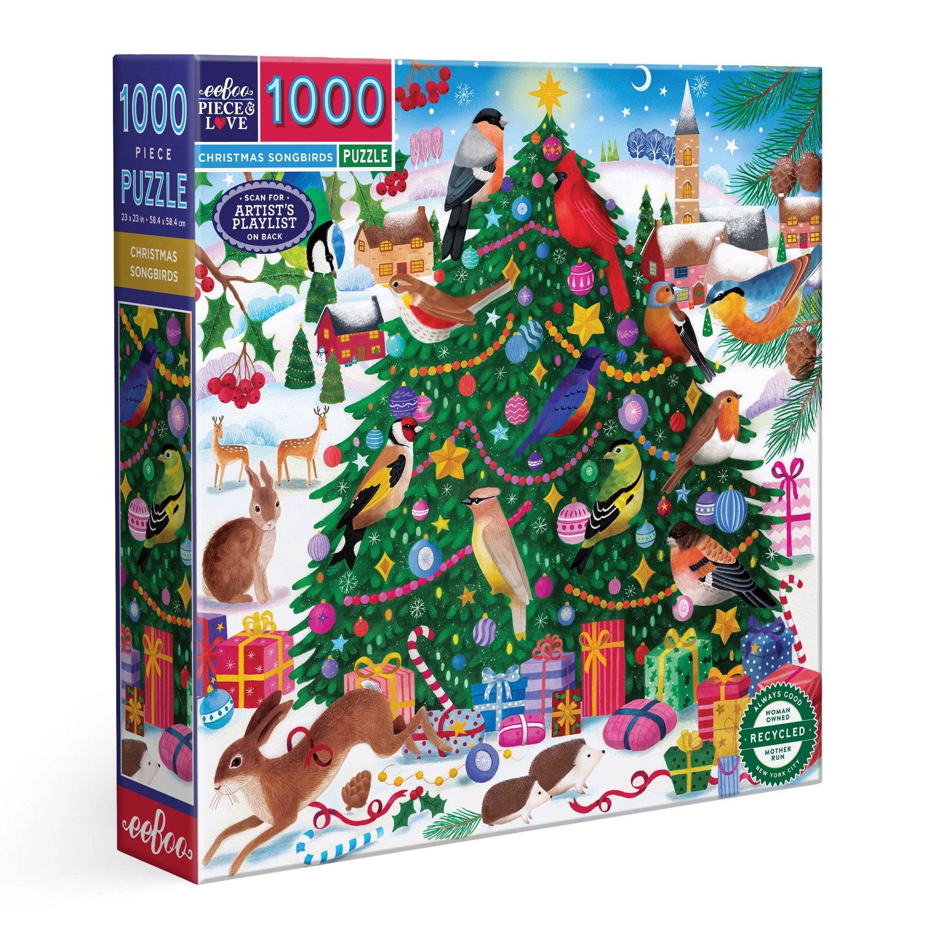 eeBoo - Puzzle Christmas Songbirds