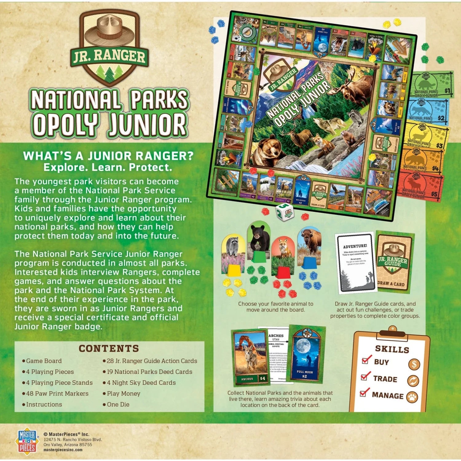Jr. Ranger - National Parks Opoly