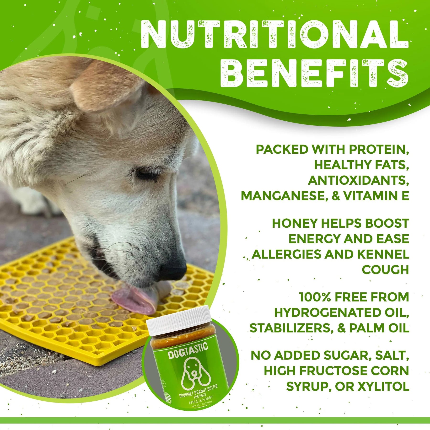 SodaPup - Dogtastic Gourmet Peanut Butter, Pumpkin, Honey for Dogs