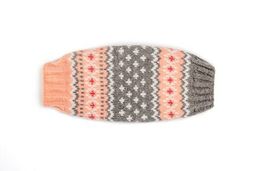 Chilly Dog - Dog Sweater Fairisle Peach