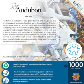 MasterPieces - Puzzle Audubon - Snow Birds 1000 Piece