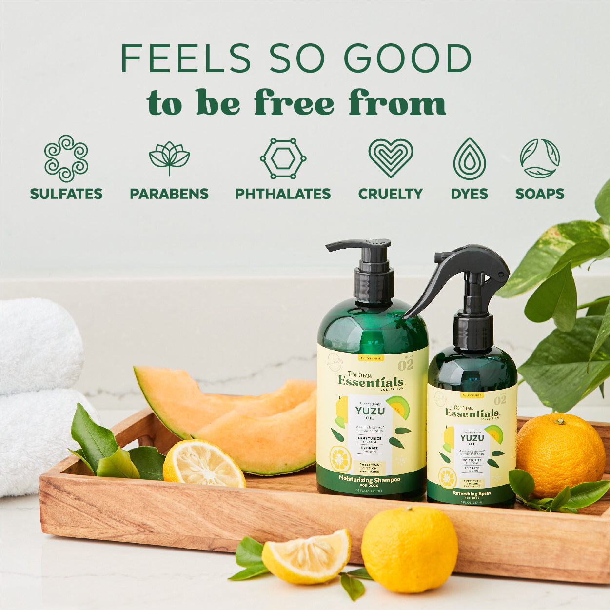 Tropiclean - Essentials Yuzu Fruit Deodorizing Spray - Southern Agriculture 