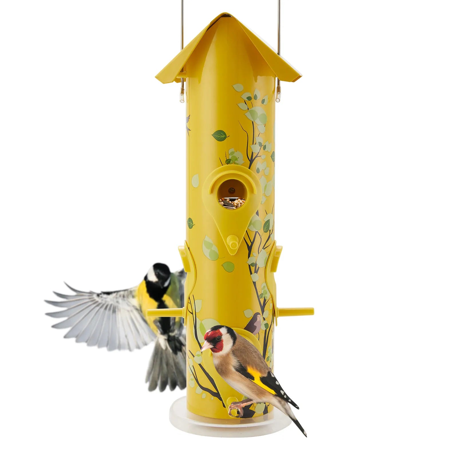 Kingsyard - 6 Ports Metal Feeder Tube Style, Garden Design - Southern Agriculture 