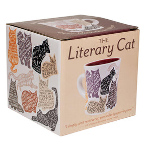 Unemployed Philosophers Guild -Coffee Mug Literature Cat