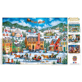 MasterPieces - Puzzle Season's Greetings - Christmas Eve Fly By 1000 Piece