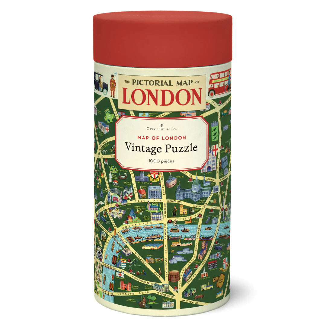 Cavallini & Co. - Puzzle Map Of London