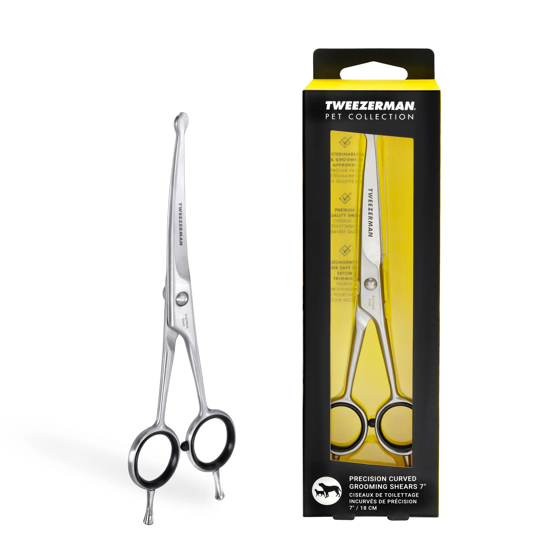 Tweezerman - Grooming Shears Curved 7"