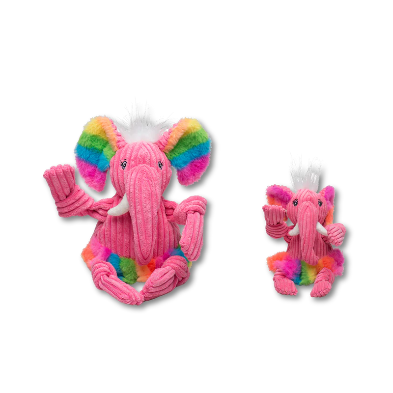 HuggleHounds - Rainbow Elephant Knottie