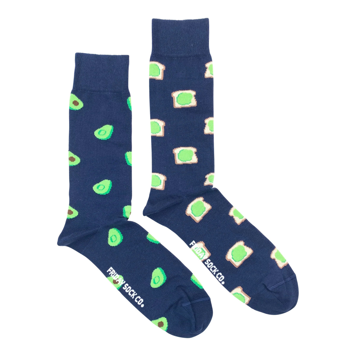 Friday Sock Co. - Men's Socks Avocado & Toast Mismatch