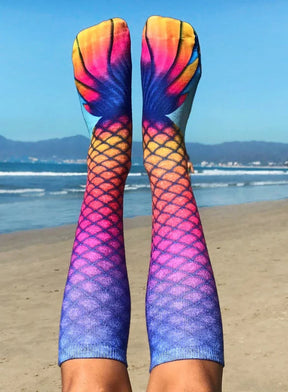 Living Royal - Socks Orange Mermaid Knee High