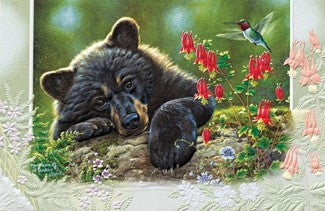PTR Creative LLC - Card Wish I Could Fly B'day Bear