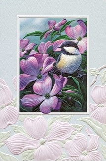 PTR Creative LLC - Card Chickadee on Dogwood B'day