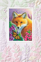 PTR Creative LLC - Card A Fox in Foxglove B'Day