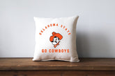 Little Birdie - Pillow OSU Arched with Pistol Pete
