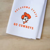 Little Birdie - Tea Towel Oklahoma State with Pistol Pete