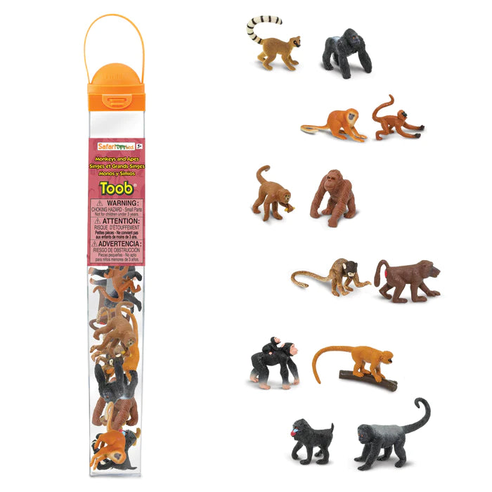 Safari Ltd - Toob Monkeys & Apes