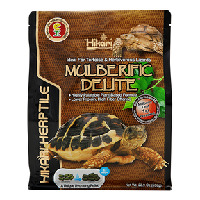 Hikari - Mulberific Delite Hydrating Pellet-Tortoise & Herb Lizards 22.9 oz