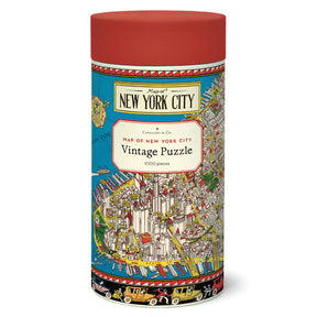 Cavallini & Co. - Puzzle Map of New York City - Southern Agriculture 