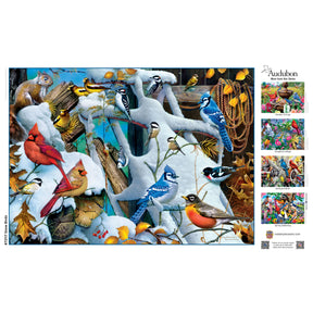 MasterPieces - Puzzle Audubon - Snow Birds 1000 Piece