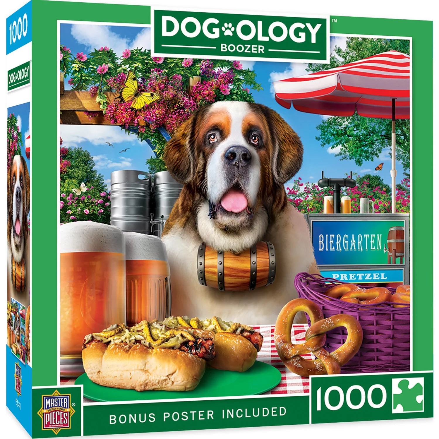 MasterPieces - Boozer by Dogology - 1000 Piece Jigsaw Puzzle