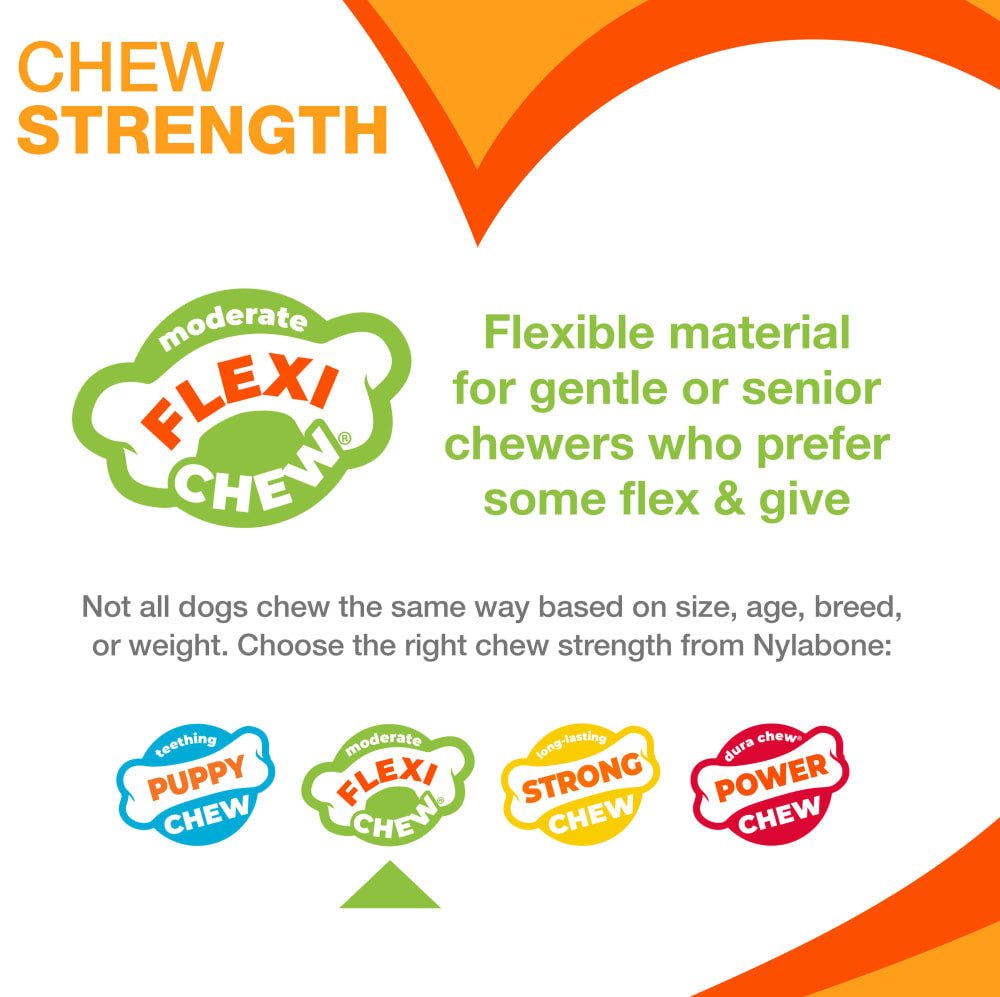 Nylabone - Flexible Bone Bumpy with Flavor Pockets