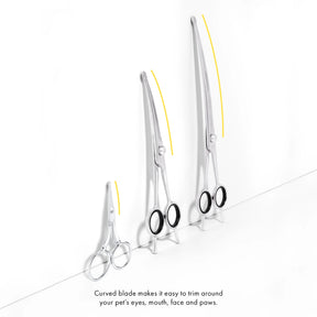 Tweezerman - Grooming Shears Curved 7"
