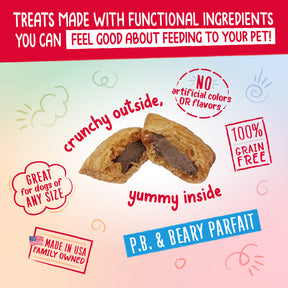Central Pet Houston - Charlee Bear Nuggets P. B. & Beary Parfait Treats For Dogs