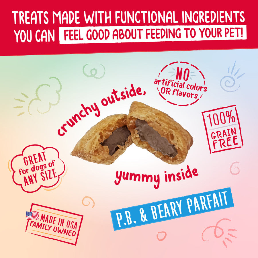 Central Pet Houston - Charlee Bear Nuggets P. B. & Beary Parfait Treats For Dogs