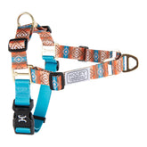 Hooey Pet - Harness Nylon Adj. Aztec Dirty Turquoise