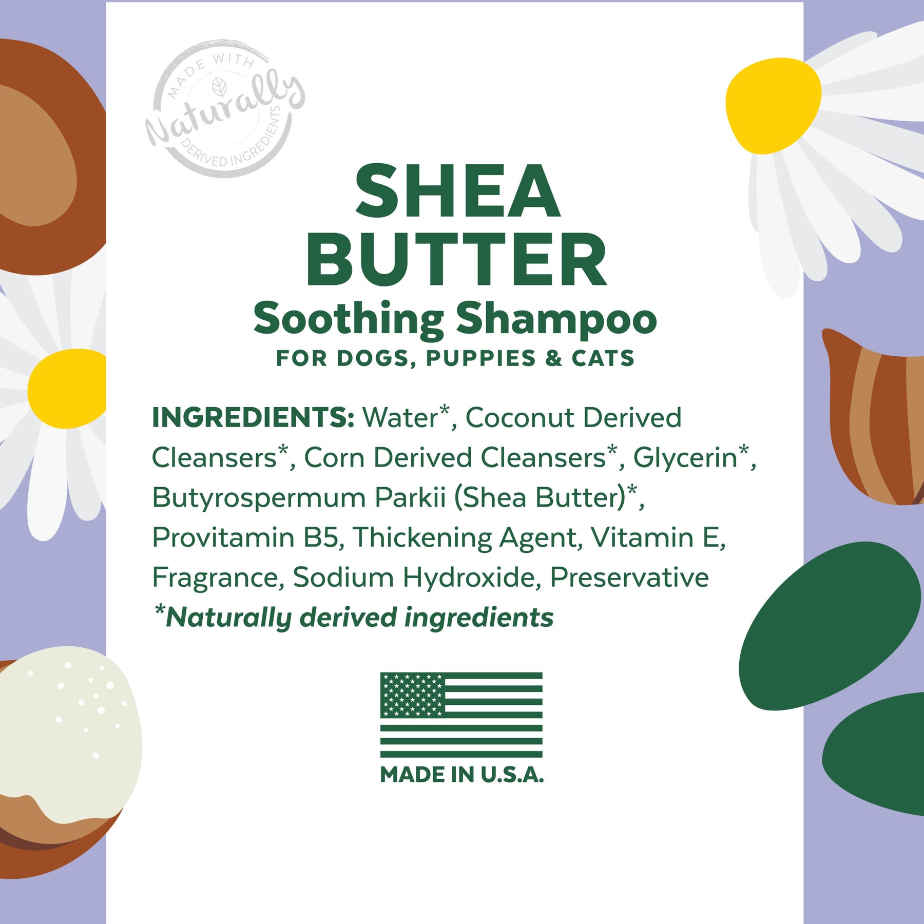 Tropiclean - Essential Shea Butter Shampoo for Dog,Puppies & Cat - Southern Agriculture 