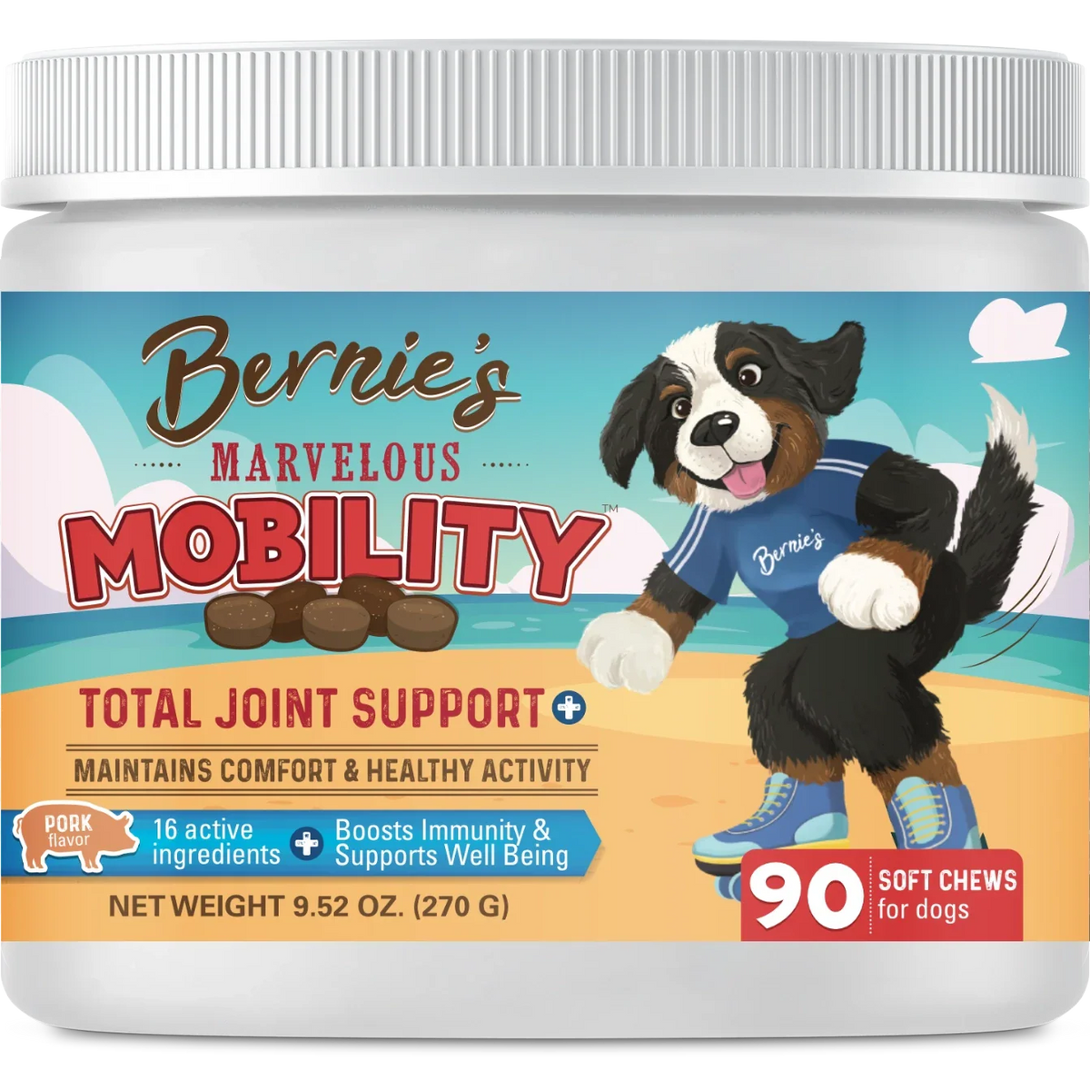 Bernie's Perfect Poop - Bernie's Marvelous Mobility - 90 count