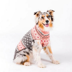 Chilly Dog - Dog Sweater Fairisle Peach