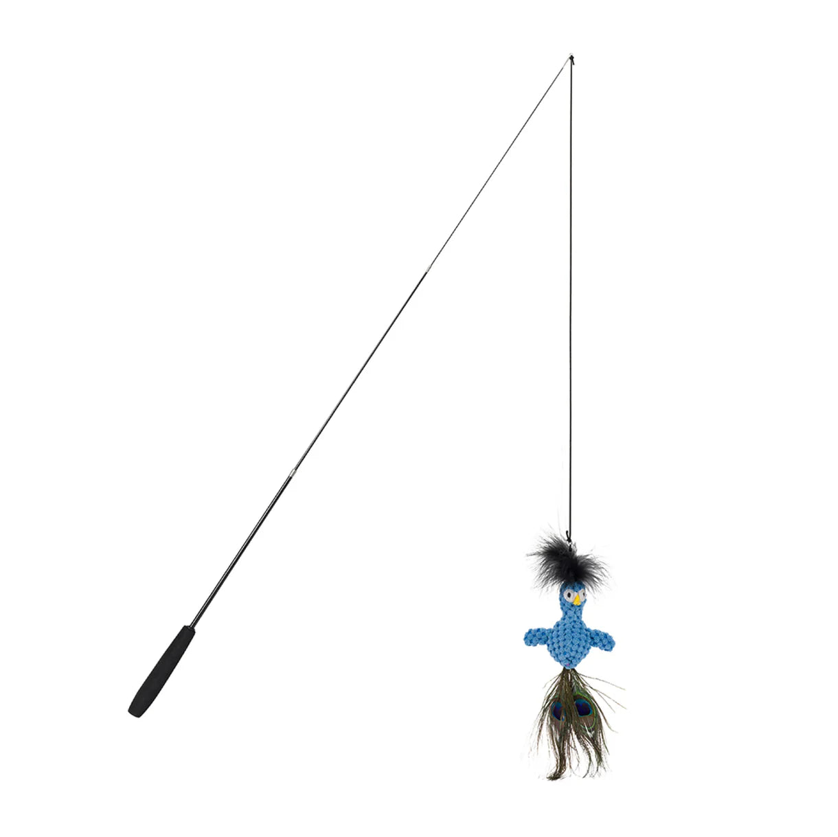 fabdog - Cat Toy Peacock Floppy Teaser - Southern Agriculture 