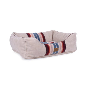 Carolina Pet Company - Pendleton Serape Rosewood Berber Kuddler Dog Bed