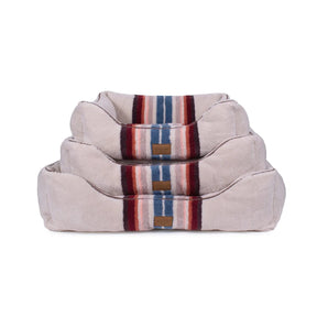 Carolina Pet Company - Pendleton Serape Rosewood Berber Kuddler Dog Bed