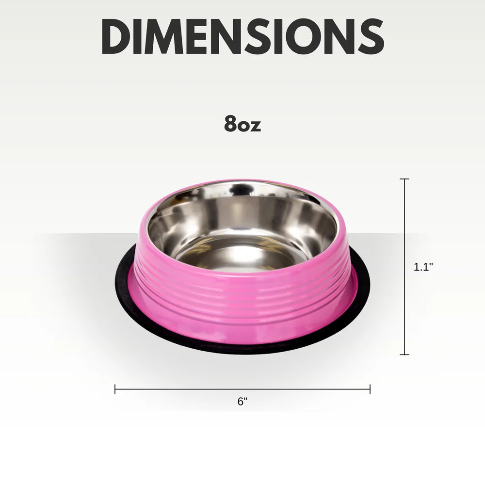 Jojo Modern Pets - Eco-Friendly Non Skid Ribbed Pet Bowl