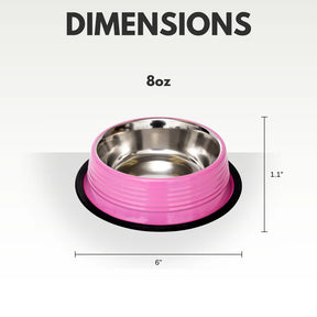 Jojo Modern Pets - Eco-Friendly Non Skid Ribbed Pet Bowl