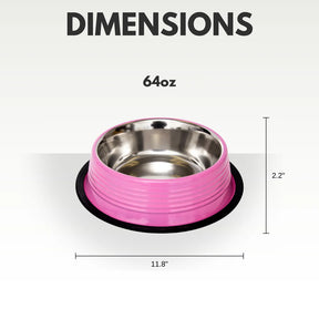 Jojo Modern Pets - Eco-Friendly Non Skid Ribbed Pet Bowl