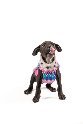 Chilly Dog - Dog Sweater Pink Ski Bum