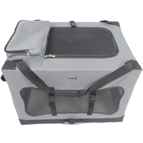 Mr. Peanut's - Soft Sided Portable Pet Crate with Lightweight Aluminum Frame