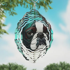 Traci's Fun Creations - Wind Spinner Boston Terrier