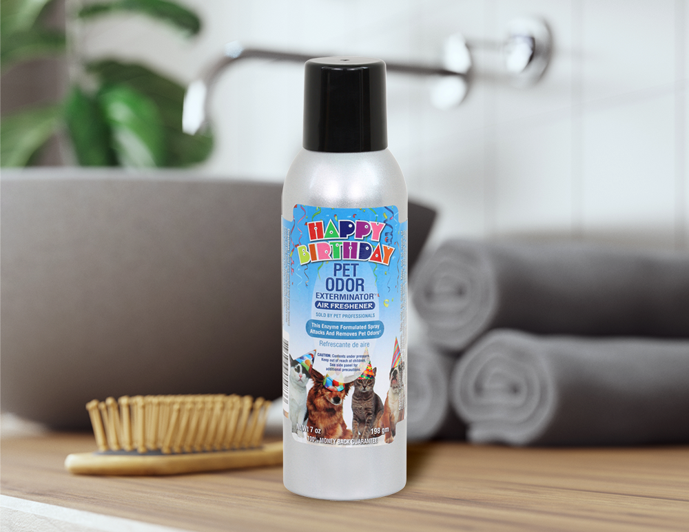 Specialty Pet Products - Pet Odor Exterminator - Happy Birthday
