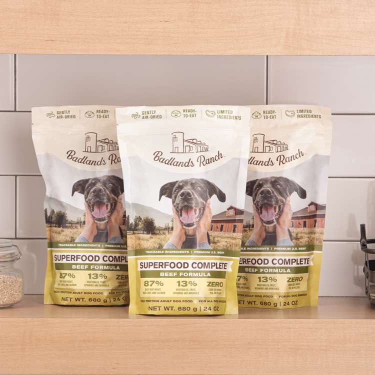 Badlands Ranch - Superfood Complete Beef Adult Gently Air Dried Dog Food - Southern Agriculture 
