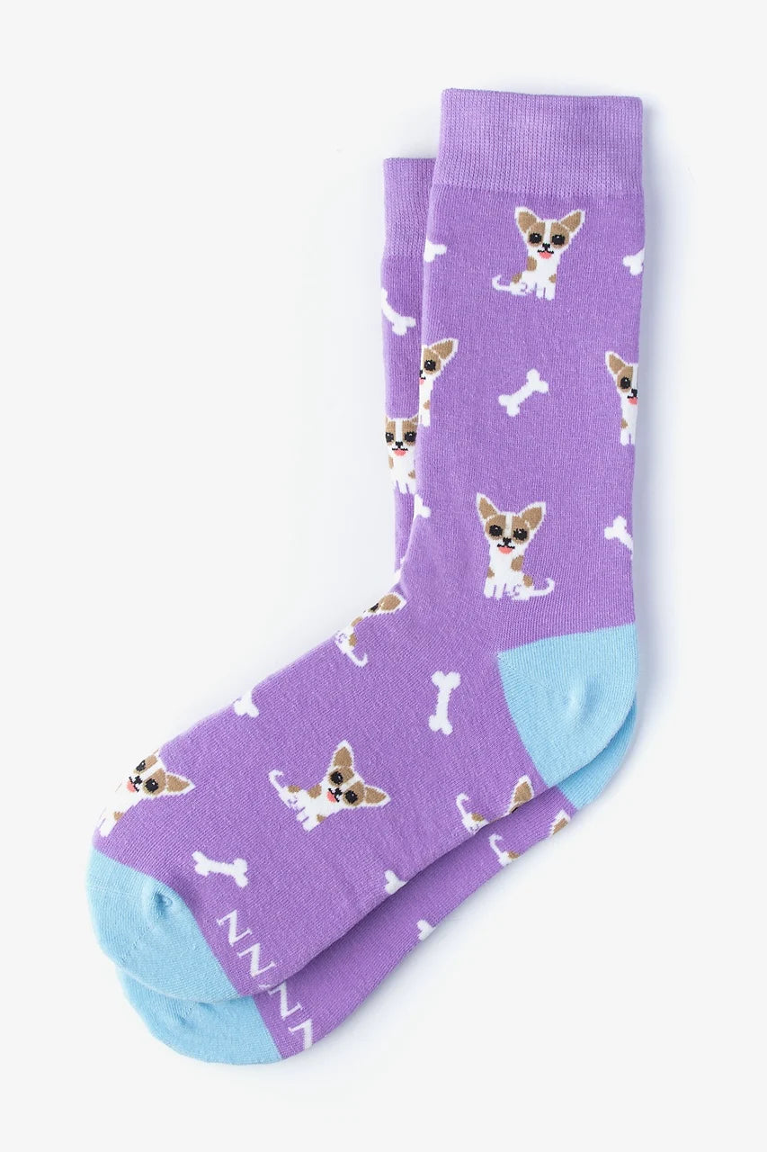 Wild Attire Alynn Socks Bone Appetit Chihuahua