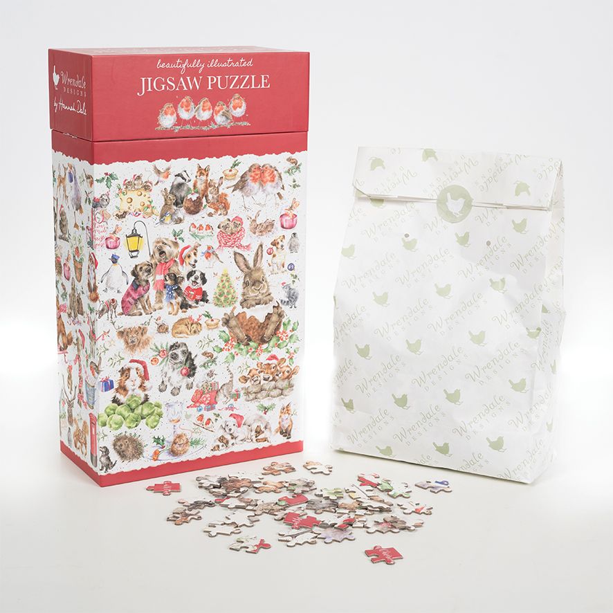 Wrendale Designs- Puzzle Country Set Christmas