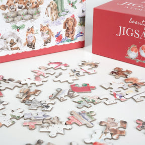 Wrendale Designs- Puzzle Country Set Christmas
