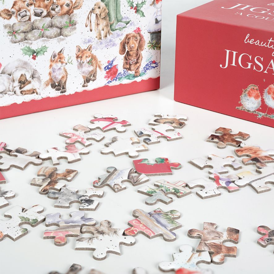 Wrendale Designs- Puzzle Country Set Christmas
